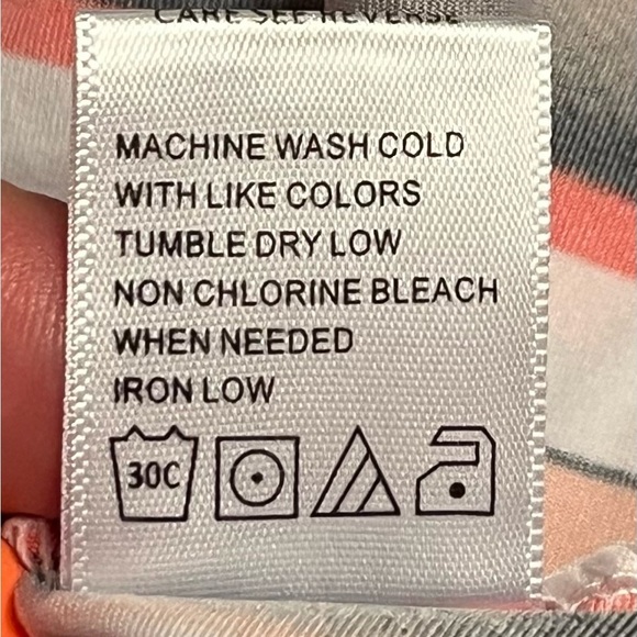 TAIL Activewear Striped Mesh Back Tank Top | Size M | - Picture 6 of 6